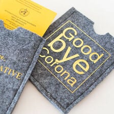 X-Capa para carteira de vacinação costurada