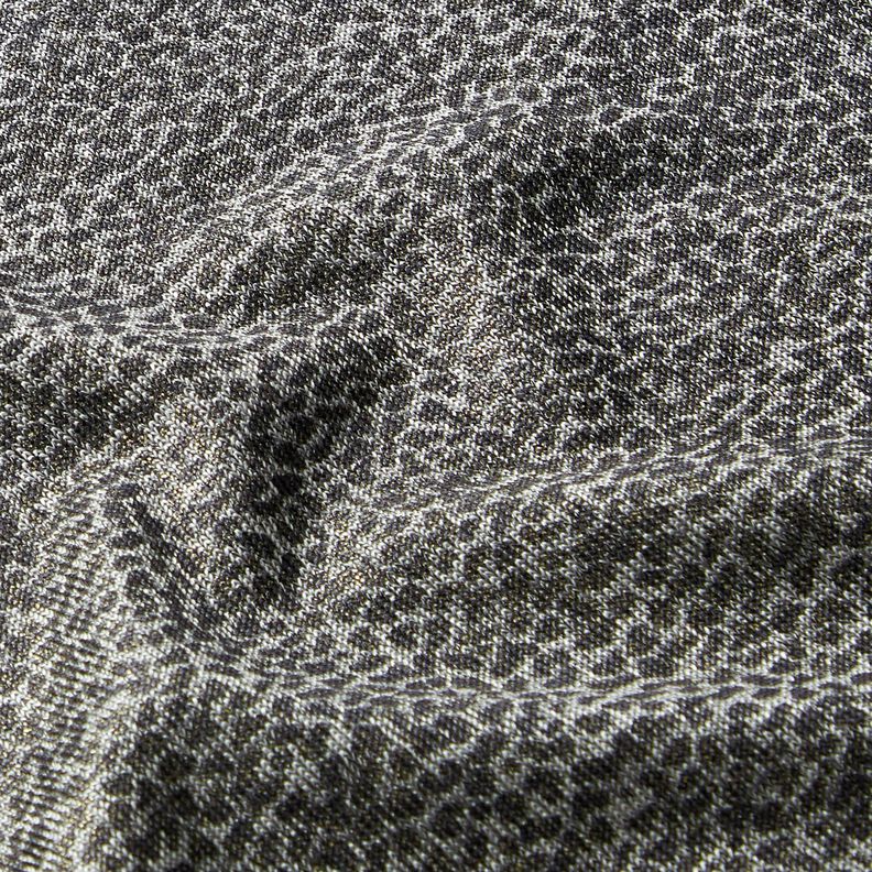 Jacquard Jersey Padrão Leo – ouro metálico/cinzento,  image number 2