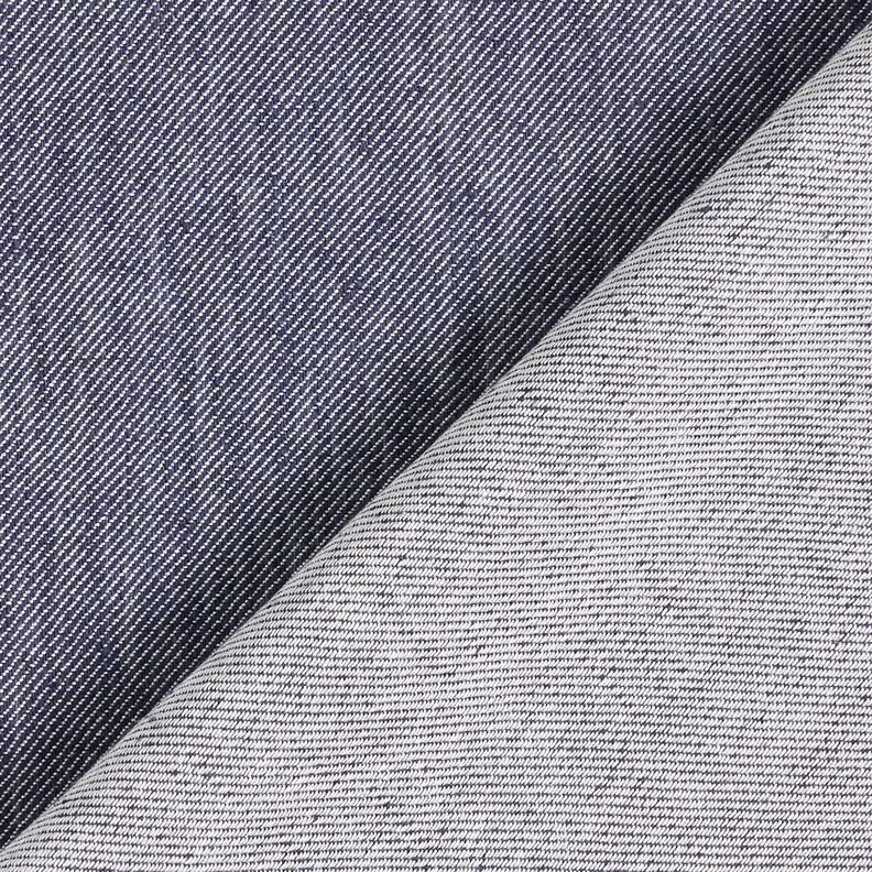 Twill de linho e viscose – azul-marinho,  image number 4