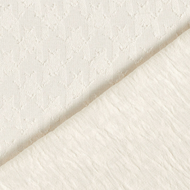 Jacquard Dobby Pied-de-poule – branco sujo,  image number 6