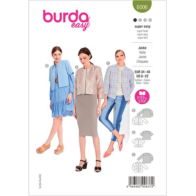 Casaco | Burda 6006 | 34–48,  image number 1