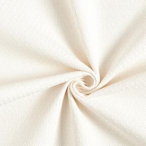 Tecido para decoração Jacquard Pequenos losangos – branco sujo, 