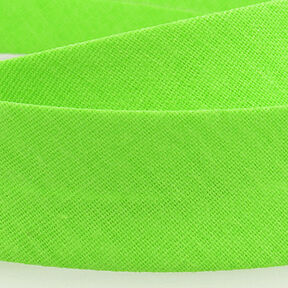 Fita de viés Polycotton [20 mm] – verde néon, 
