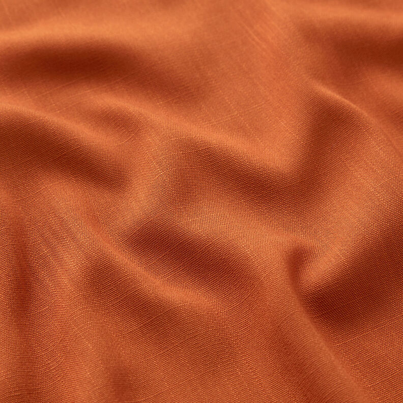 Tecido de viscose Imitação de linho – cobre,  image number 2