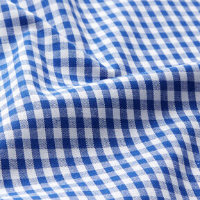 Tecido de algodão Xadrez Vichy 0,5 cm – azul real/branco, 