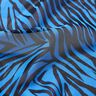 Chiffon Riscas de zebra – azul/preto,  thumbnail number 2