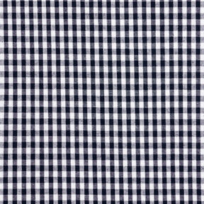 Tecido de algodão Xadrez Vichy 0,5 cm – preto azulado/branco, 