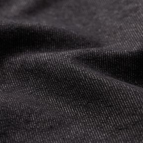 Denim Stretch Mistura de algodão, médio – preto, 