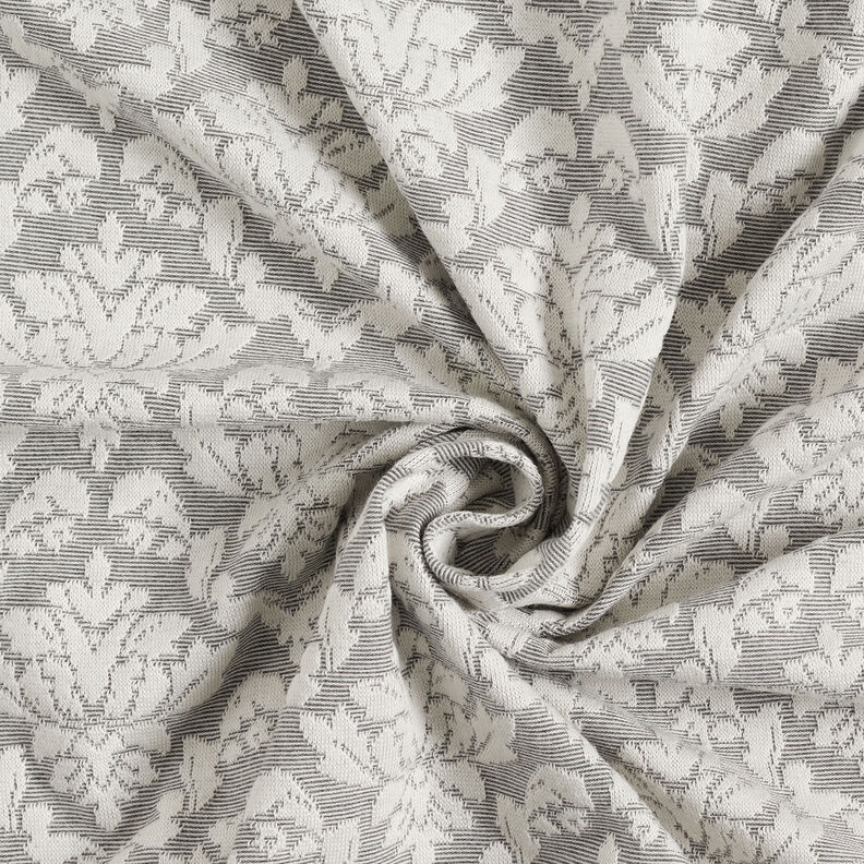 Jacquard Jersey Ornamentos – cinzento claro/branco,  image number 4