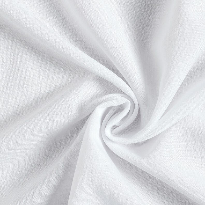 Mistura de viscose Ponto de tafetá Liso – branco,  image number 1