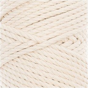 Creative Cotton Cord Skinny Fio de Macramé [3mm] | Rico Design – natural, 