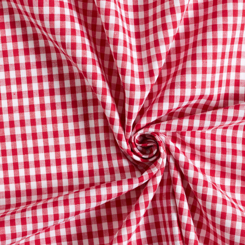 Tecido de algodão Xadrez Vichy 0,5 cm – vermelho/branco,  image number 3