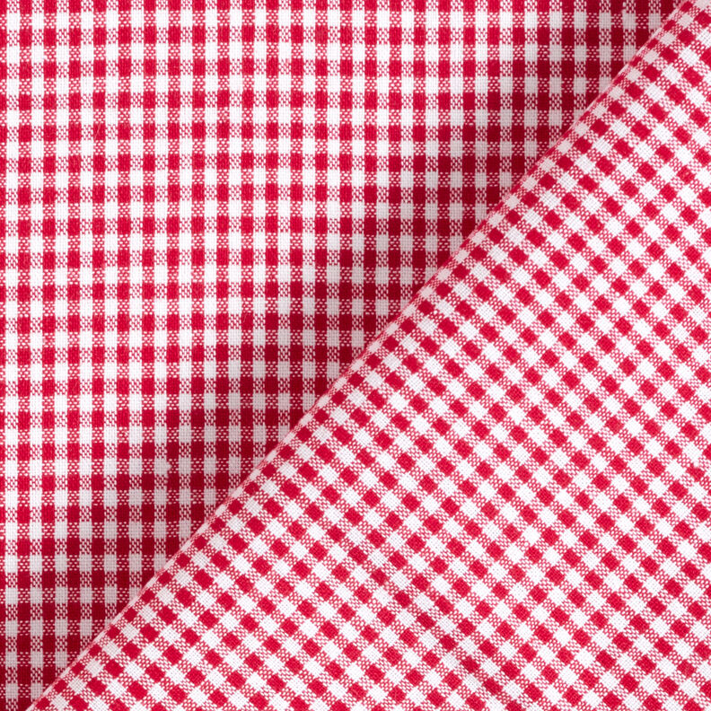 Tecido de algodão Xadrez Vichy 0,2 cm – vermelho/branco,  image number 4