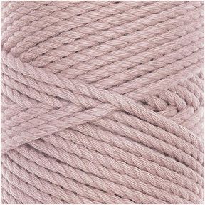 Creative Cotton Cord Skinny Fio de Macramé [3mm] | Rico Design - rosa embaçado, 