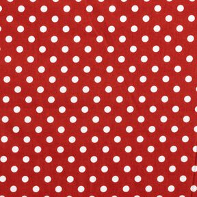 Popelina de algodão Polka Dots – terracota/branco, 