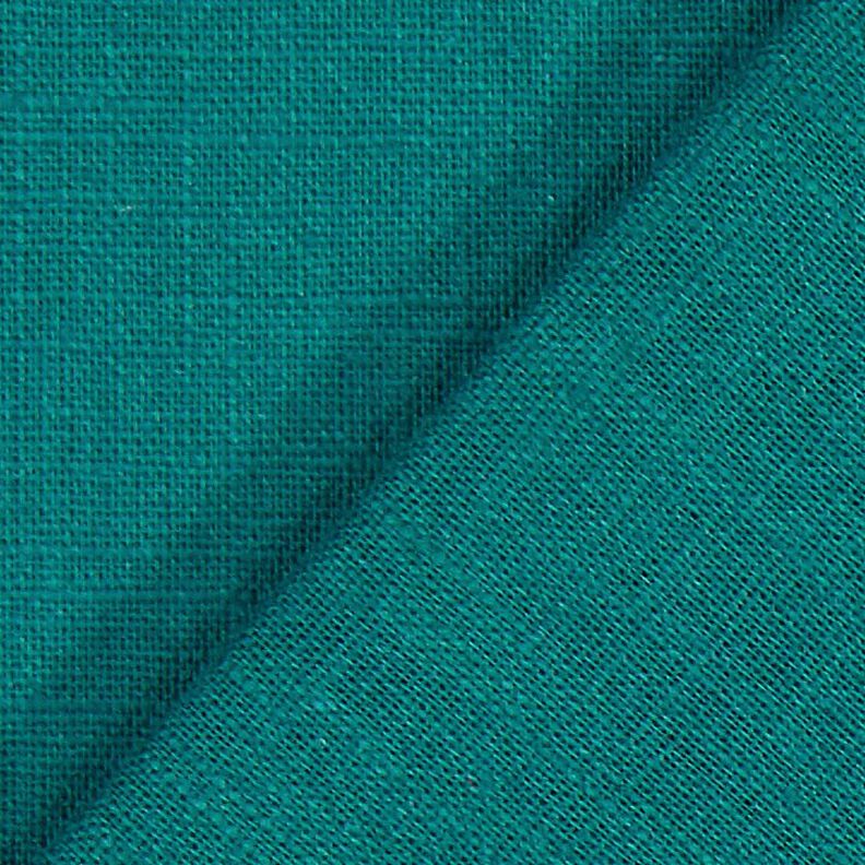 Tecido de linho Mistura de Rami Médio – pinheiro azul,  image number 4