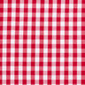 Tecido de algodão Xadrez Vichy 1 cm – vermelho/branco,  thumbnail number 1