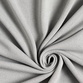 Tecido de malha de algodão – cinzento claro, 