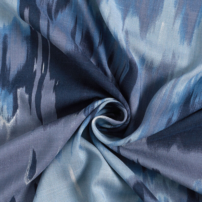 Tecido de viscose Reflexo em água – azul aço/jeans azul claro,  image number 3