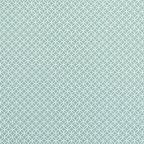 Tecido de algodão Cretone Motivo de azulejo pequeno – verde claro, 