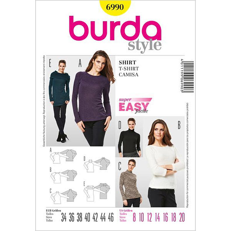 Camisola, Burda 6990,  image number 1