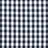 Tecido de algodão Xadrez Vichy 1 cm – preto azulado/branco,  thumbnail number 1