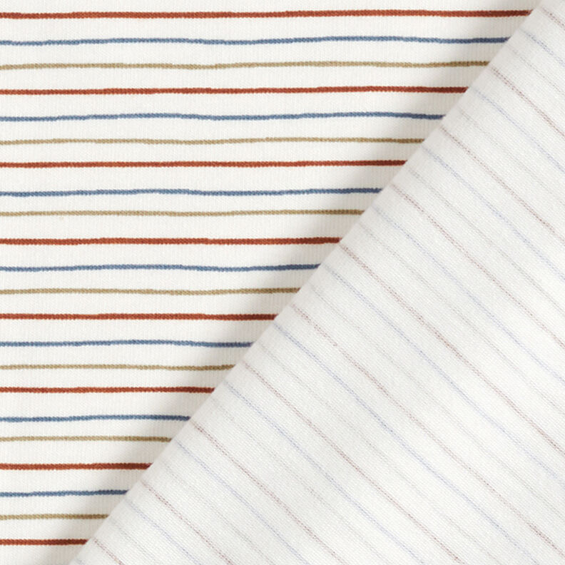 Jersey de algodão Linhas desenhadas – branco sujo,  image number 4