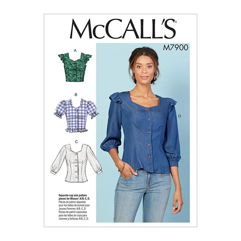 Blusa, McCalls | 32-40,  image number 1