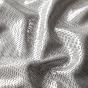 Jersey canelado Metálico – prata metálica, 