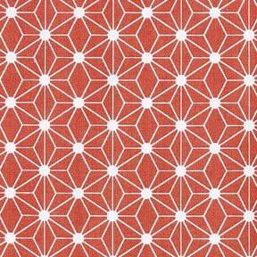 Tecido de algodão Cretone Estrela gráfica – vermelho, 