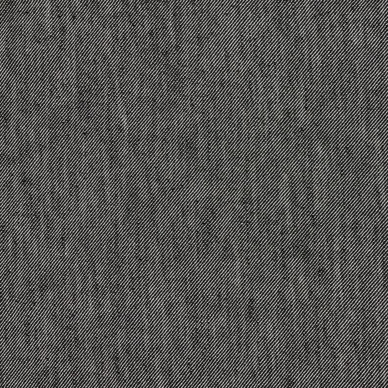 Twill de linho e viscose – preto,  image number 1