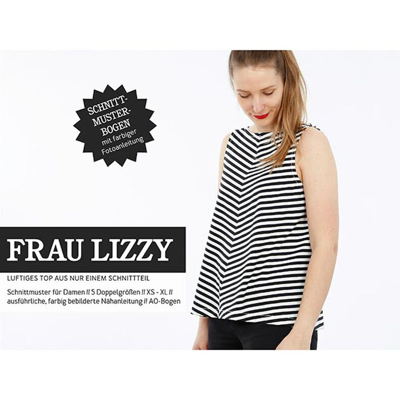 FRAU LIZZY - Top feminino arejado, Studio Schnittreif | XS - XL,  image number 1