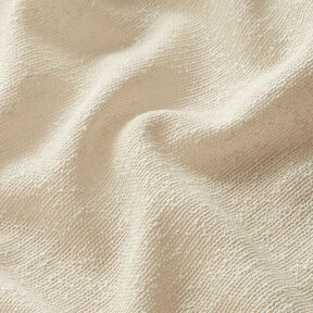 Tecido para cortinados Aparência Bouclé 300 cm – branco sujo, 