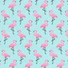 Algodão revestido Flamingo – azul claro,  thumbnail number 1