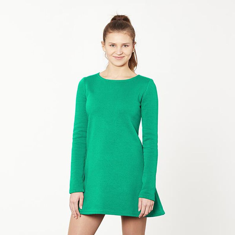 Sweat de algodão leve liso – verde,  image number 6