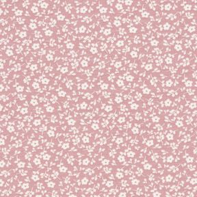Jersey de algodão Millefleurs – rosa-velho claro/branco, 
