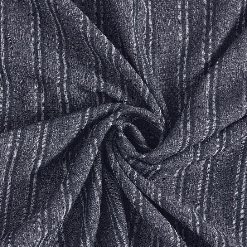 Tecido de algodão Riscas crashed – azul-marinho,  image number 3