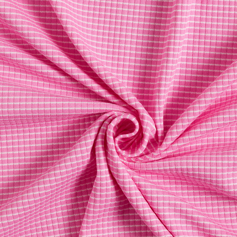 Jersey canelado Riscas Mini – rosa/branco,  image number 4