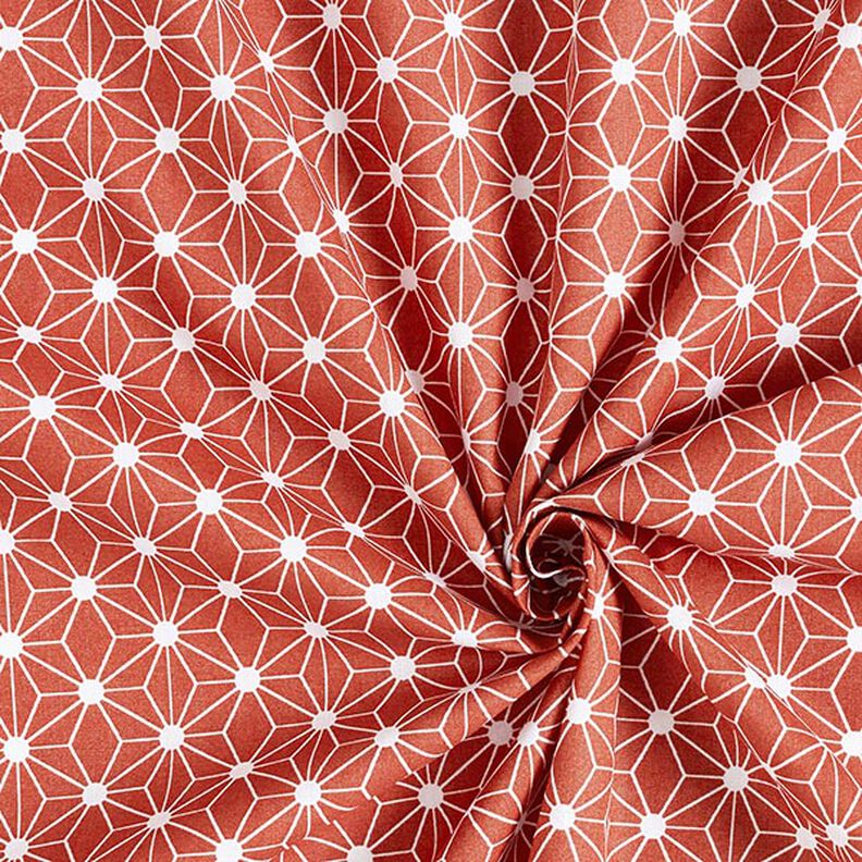 Tecido de algodão Cretone Estrela gráfica – vermelho,  image number 3