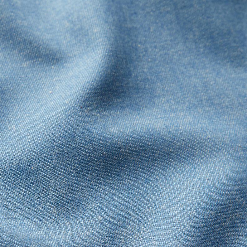 Denim de algodão, leve – azul claro,  image number 2