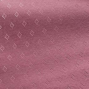 Jersey malha fina com padrão perfurado – púrpura média, 