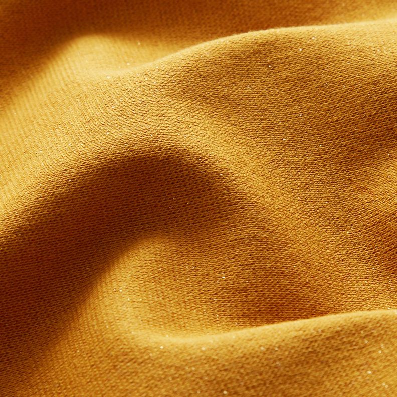 Bordas Tecido tubular Brilho – amarelo-caril/ouro metálico,  image number 2