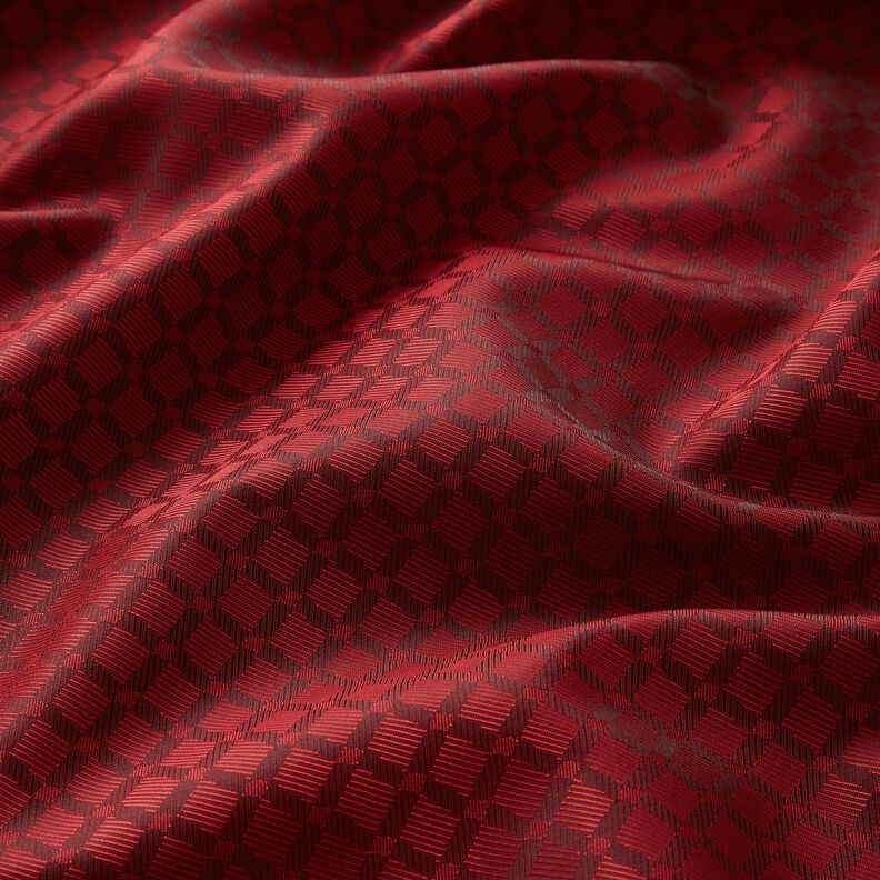 Tecido para forro Jacquard Losangos – vermelho,  image number 2