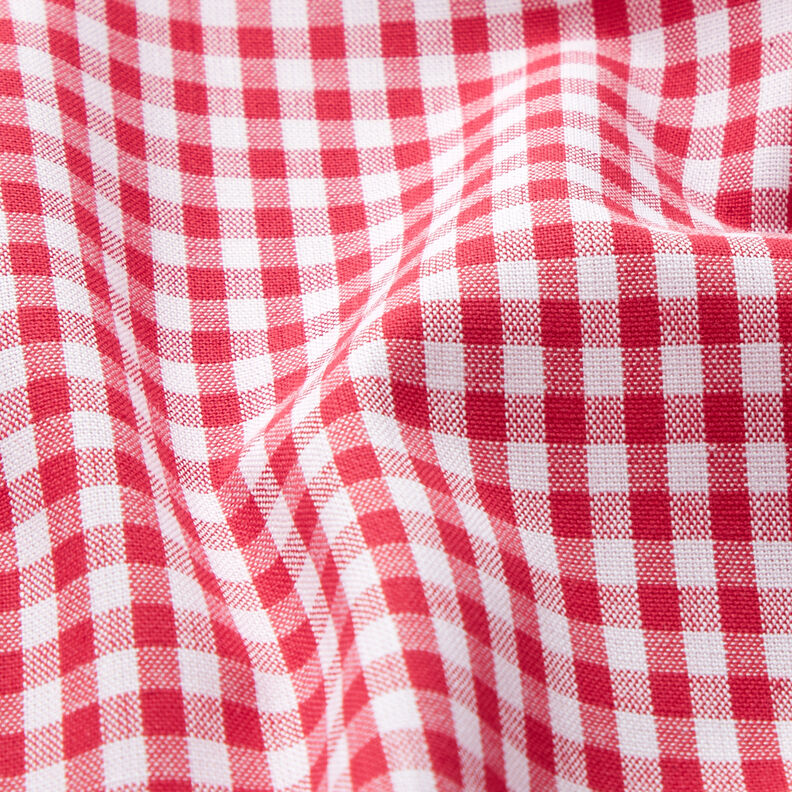 Tecido de algodão Xadrez Vichy 0,5 cm – vermelho/branco,  image number 2