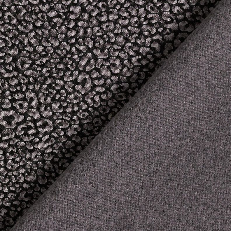 Malha Jacquard Leo – cinzento/preto,  image number 4