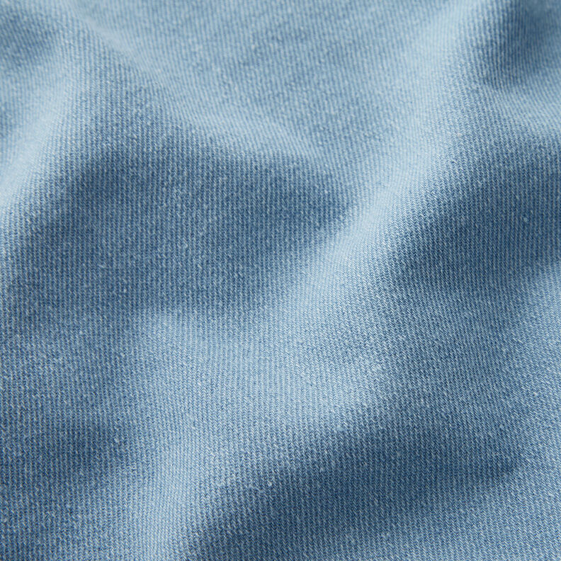 Denim de algodão Stretch médio – azul claro,  image number 2