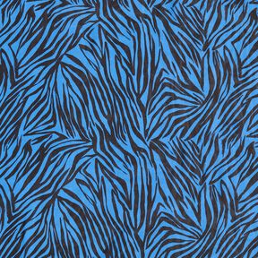 Chiffon Riscas de zebra – azul/preto, 