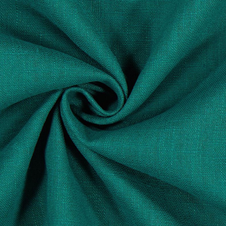 Tecido de linho Mistura de Rami Médio – pinheiro azul,  image number 3