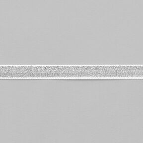 Fita de Veludo Metálico [10 mm] – prata metálica, 
