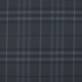 Tecido para camisas Xadrez escocês – azul-noite/preto | Retalho 60cm, 